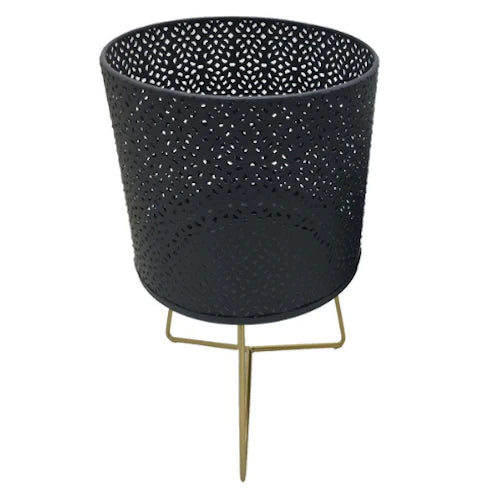 Nadi Lantern/Planter Black - Small