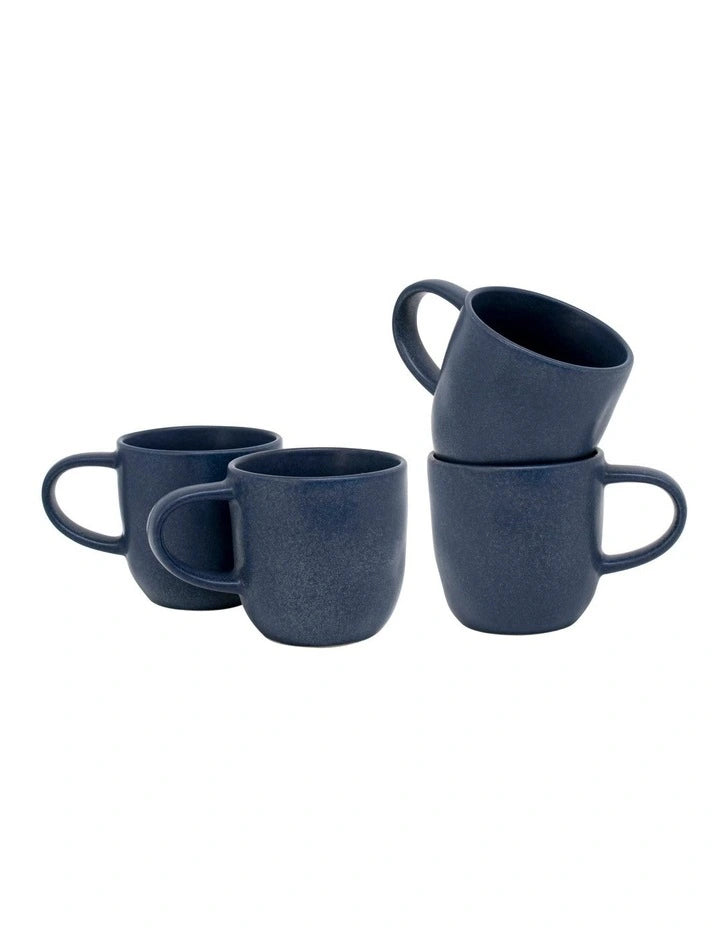 Amari Mug Set of 4 -Blue