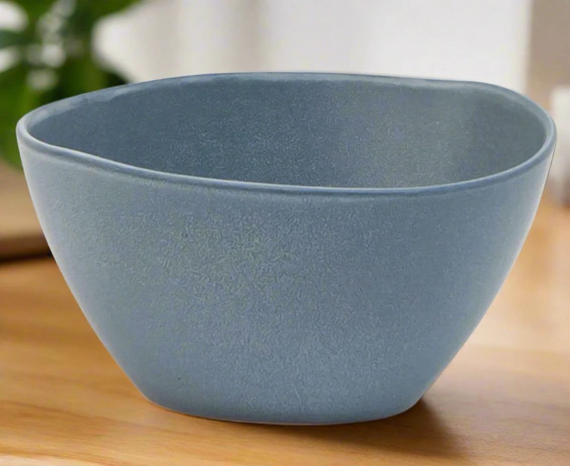 Set of 3 Salt &amp; Pepper 12cm Arcata Bowl - Blue