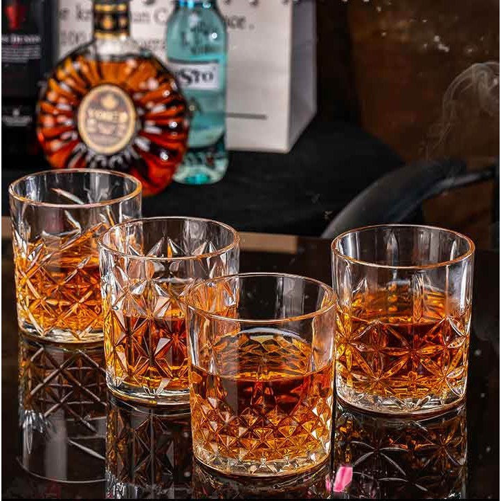 DELISOGA❤️ 340ML glass lead-free glass beverage glass whiskey beer glass DSKB028-2
