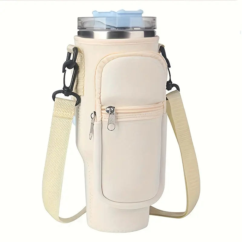 Stanley 40oz Tumbler Bollus Neoprene Carrier  – Adjustable Strap &amp; Phone Pocket
