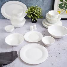 “Bella House 23cm White Ceramic Entree Plate – Microwave & Dishwasher Safe”