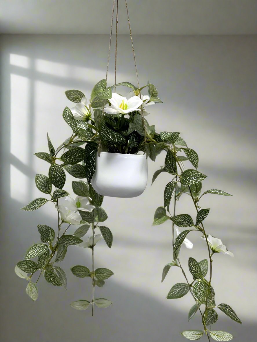 Hanging White Flower Plant-70cm