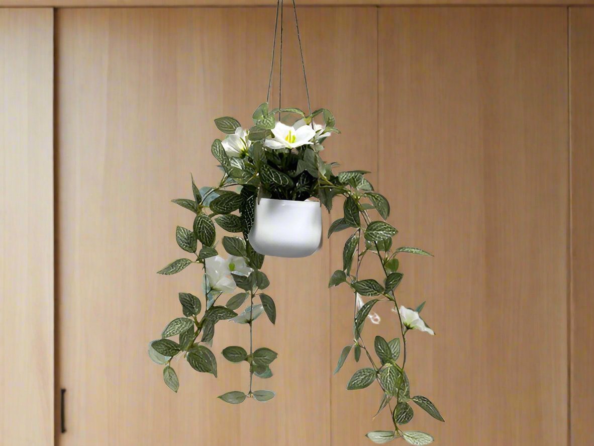 Hanging White Flower Plant-70cm