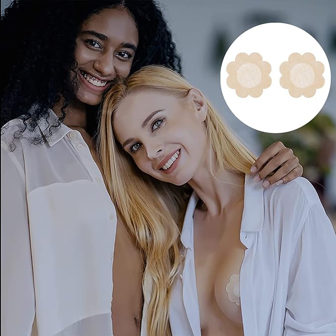 Patch Petal Shape Nipple Cover Breast Set of 10