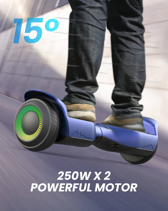 Rugged Blue Hoverboard for Adults