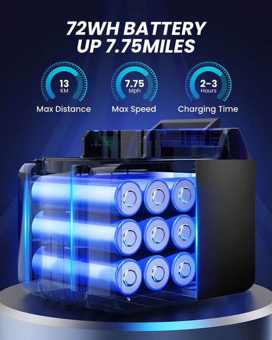 GYROOR G13 All-Terrain Off-Road Hoverboard- Electric Blue