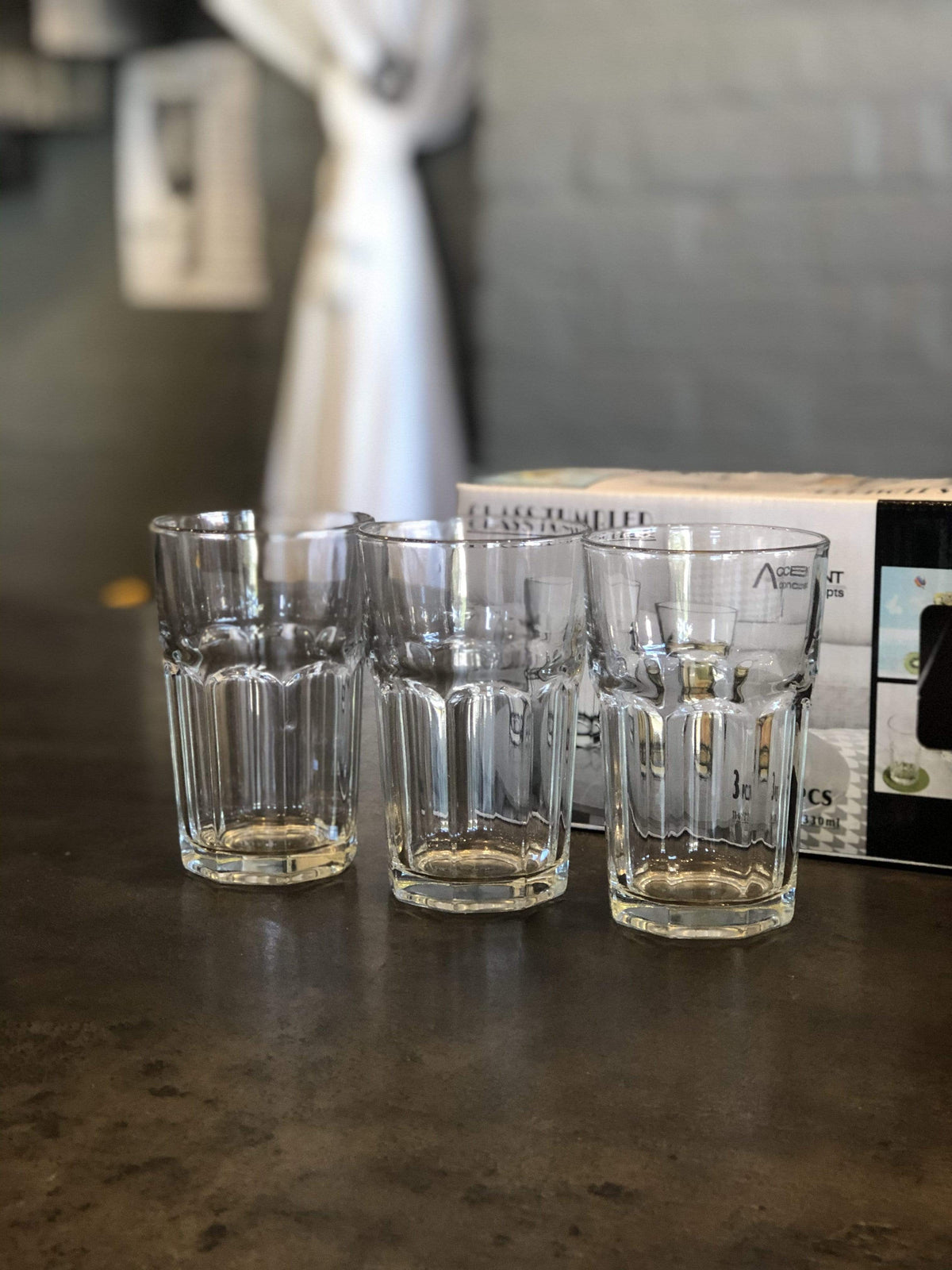 ACCENT Glass Tumblers - Set of 3