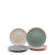 Set of 4 Salt & Pepper 18cm Ikana Tea Plates