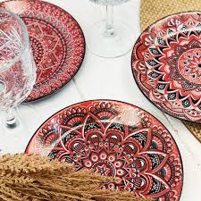 Casablanca Entree Plate - Red