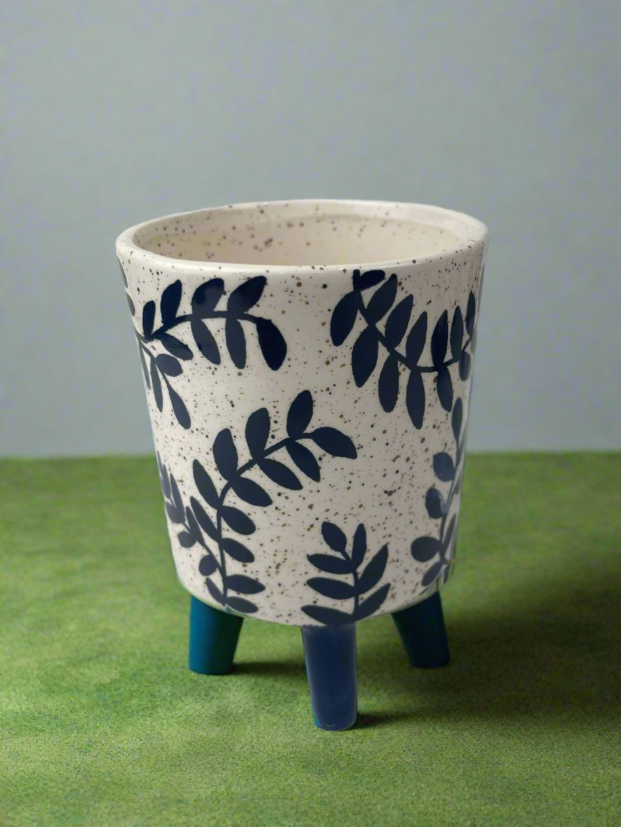 Decorative Lower Feet Pot | Small Planter for Plants