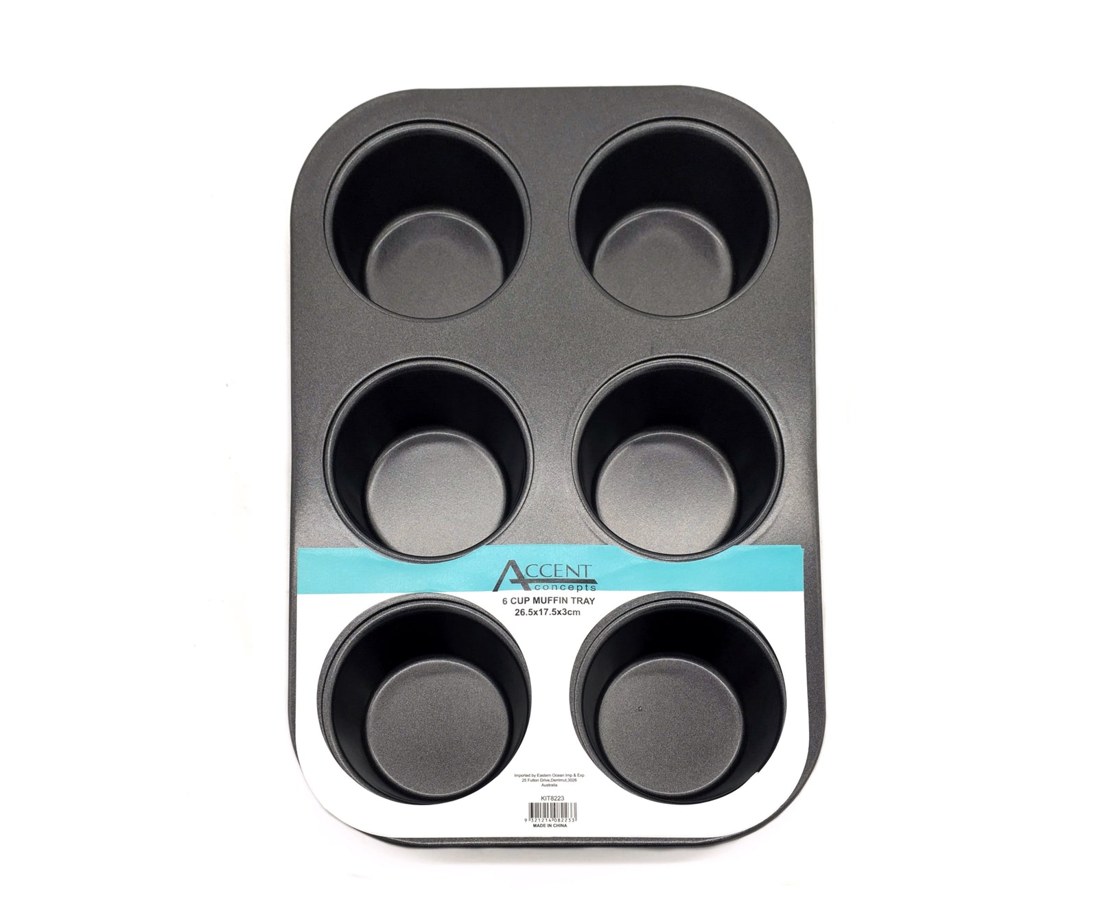Silicone 6 Cup Large Muffin Pan