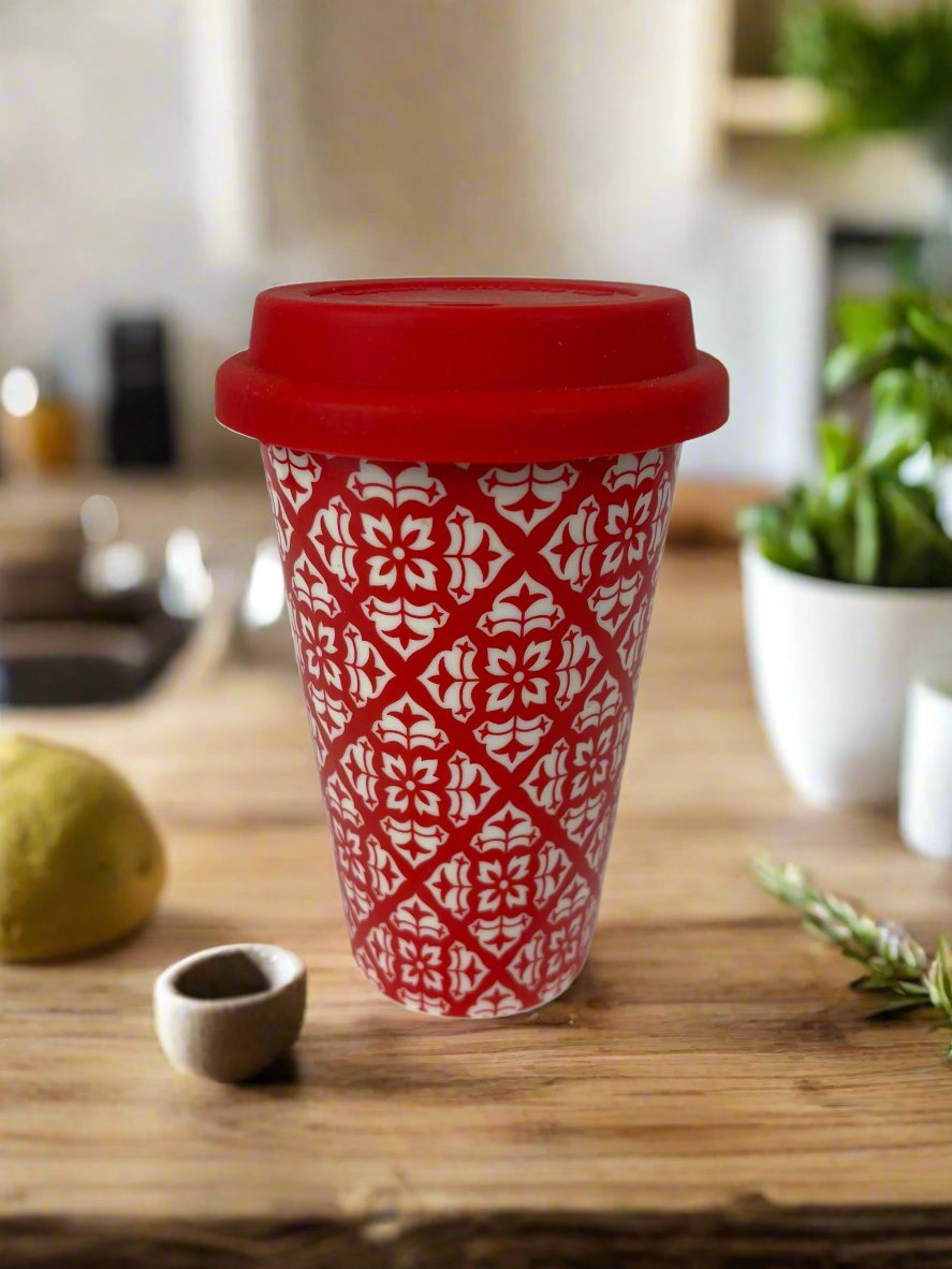 Travel Mugs with Silicone Lid