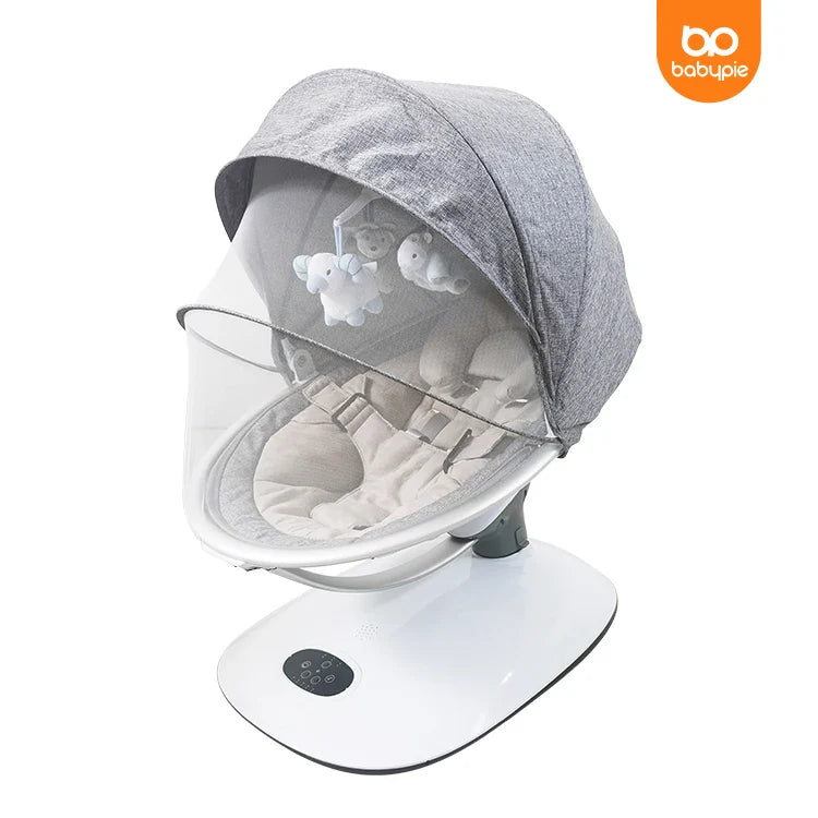 Grey baby swinging chair hotsell