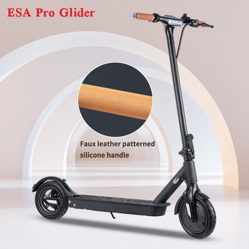 ESA Pro Glider Electric Scooter - Rider on Pavement