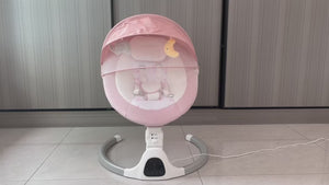 Automatic Baby Swing with Hanging Toys