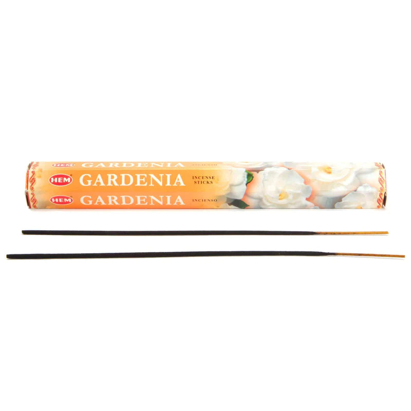 Incense sticks HEM Gardenia 20 sticks, 23cm, burning time 40min