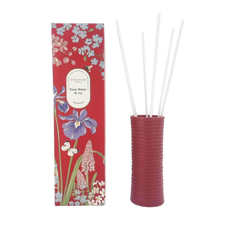 Wick2ware Rose Water & Ivy Essentials Oil Reed Diffuser