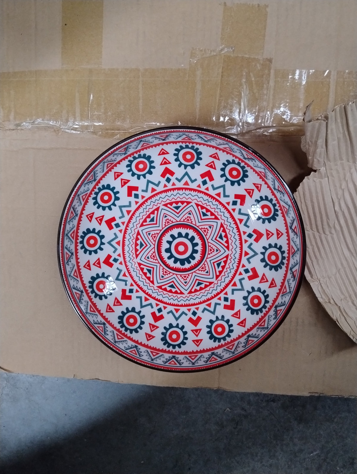 Moroccan Shallow Salad Bowl