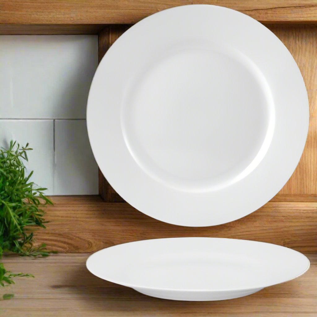 Olympia Lumina Wide Rimmed Round Plate