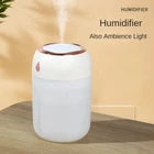 USB HUMIDIFIER 330ML WITH COLOUR CHANGING LED 7.8X12CM