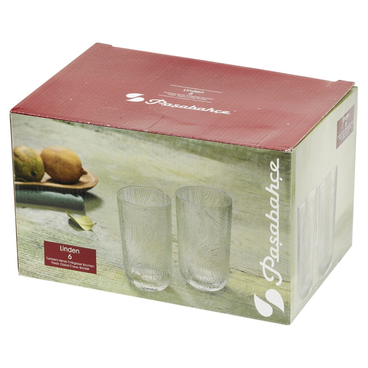 Pasabahce Linden Highball Glass - 350ml (Box of 6)