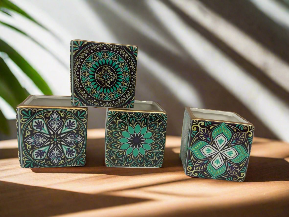 Medium Persian Square Pot