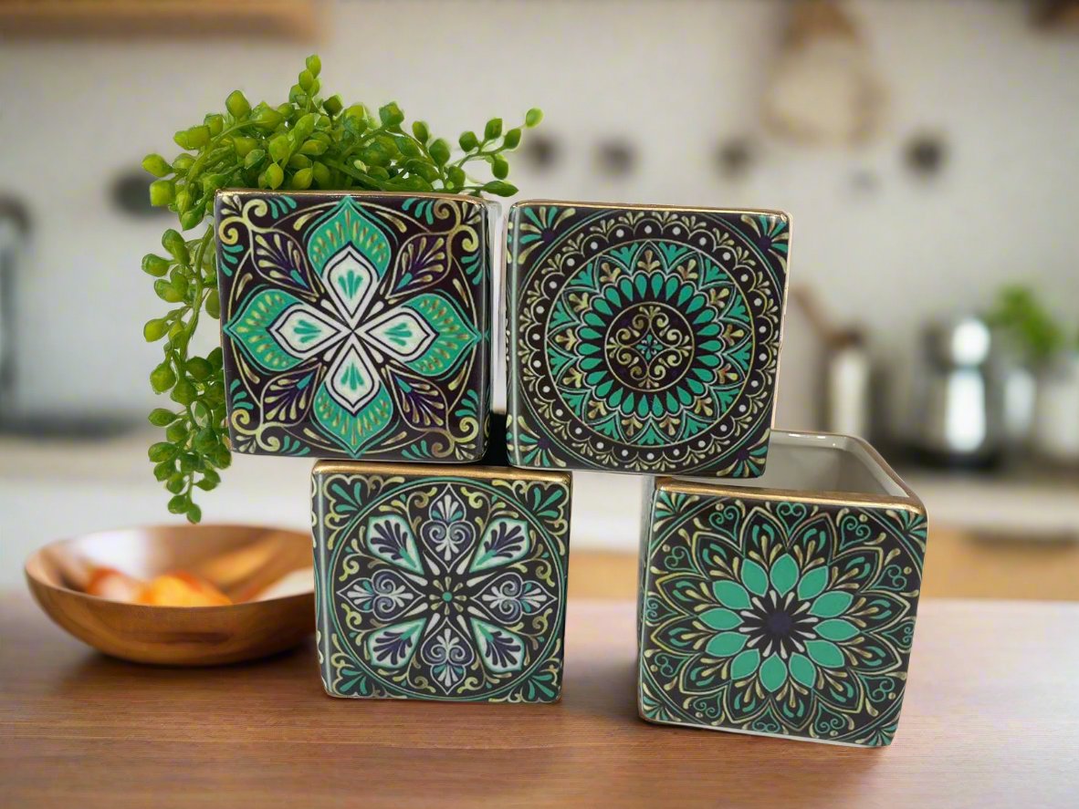 Medium Persian Square Pot