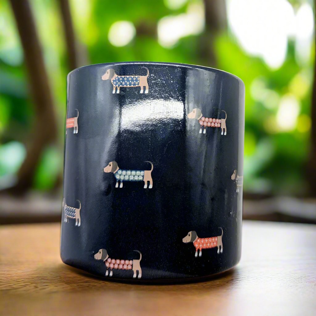 Dachshund Planter Pot | Medium Size | Dog Lover Decor