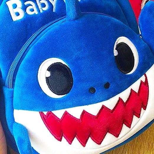 Blue plush shark toy 