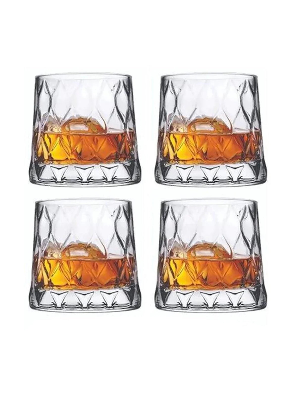 Pasabahce Leafy Glass 90x85mm/320ml set of 6