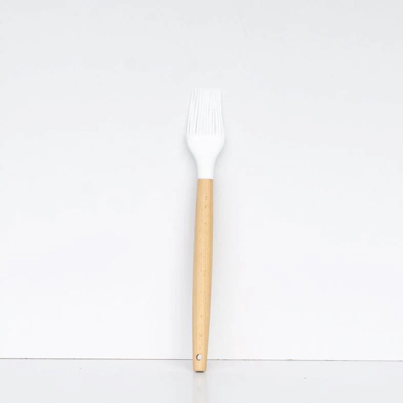 Accent Acacia Handle Silicone Brush