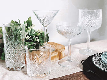 Winston Coupe Set | 4 Elegant Glassware