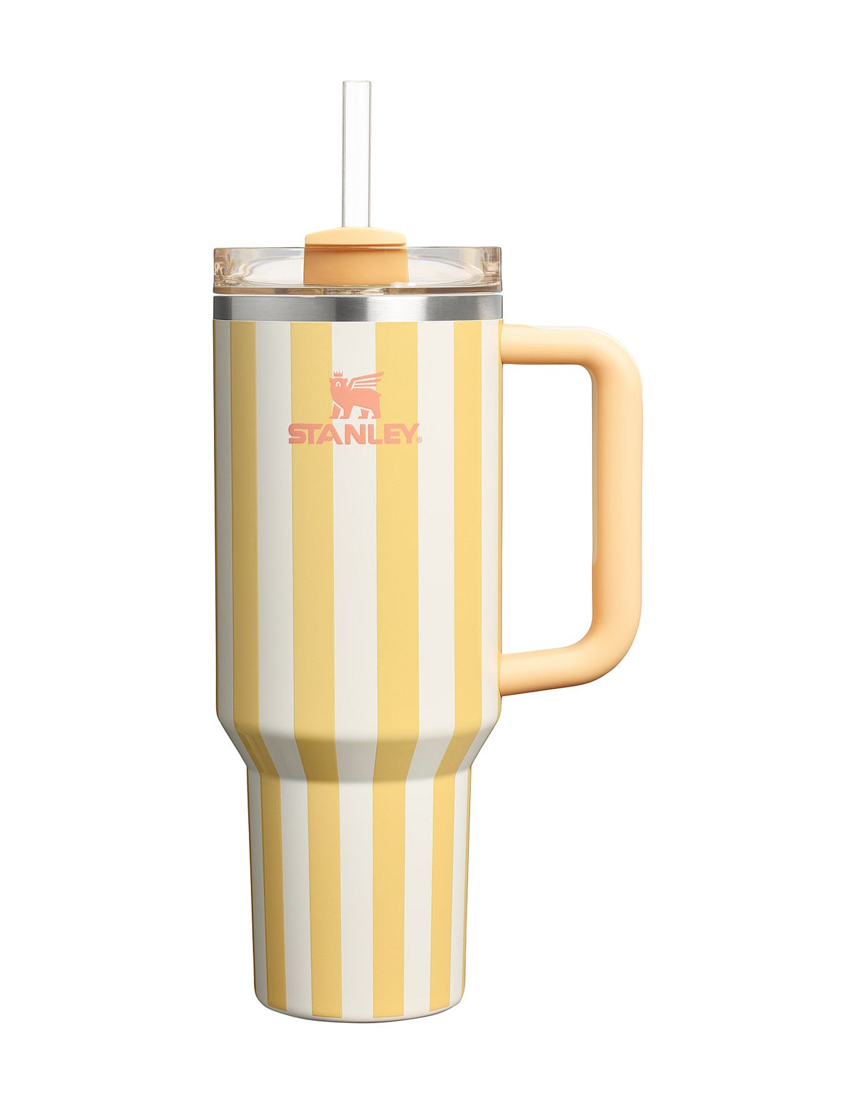 Stanley Quencher H2.0 Flow State Tumbler 40oz Cup - BUTTER CABANA GLOSS