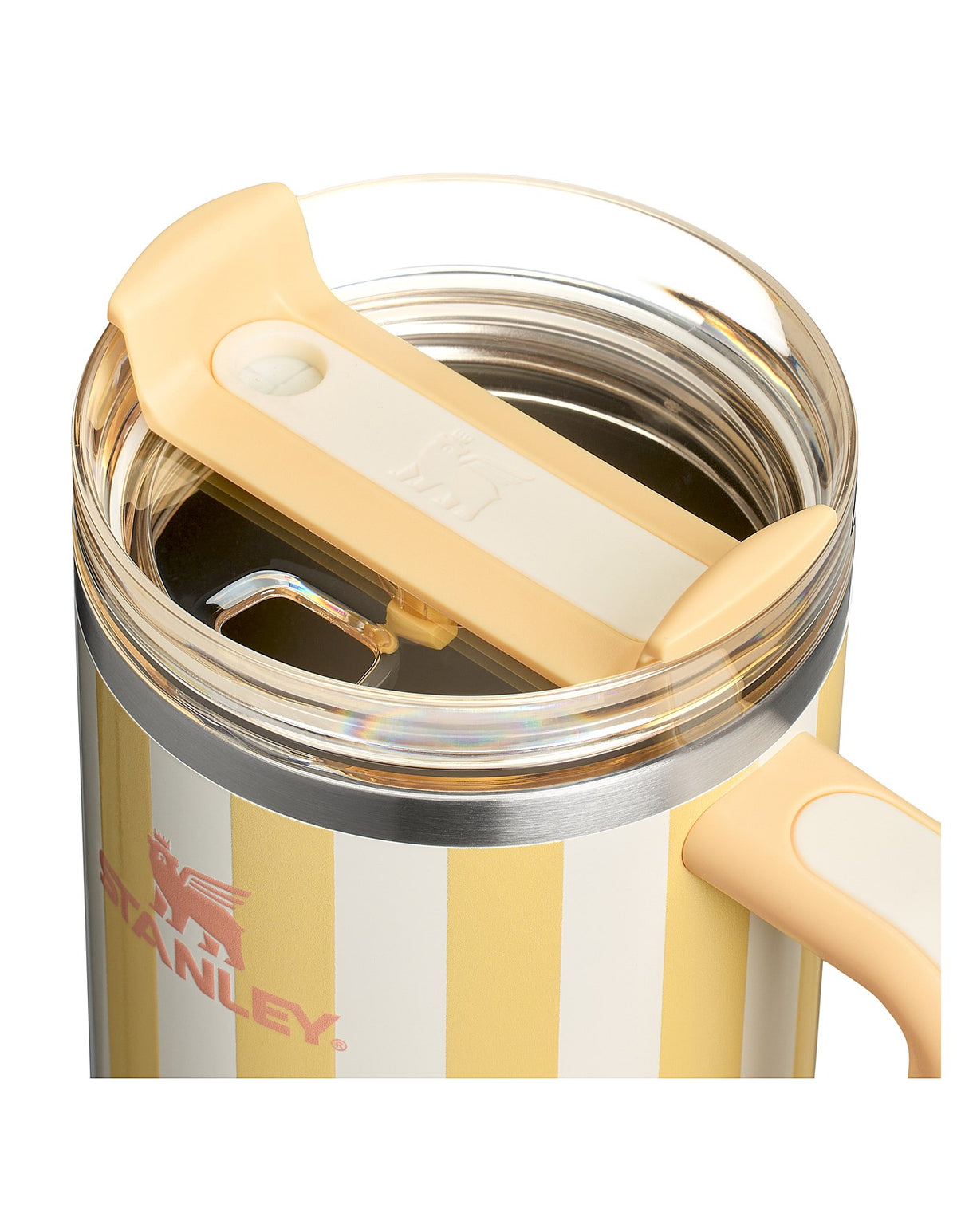 Stanley Quencher H2.0 Flow State Tumbler 40oz Cup - BUTTER CABANA GLOSS