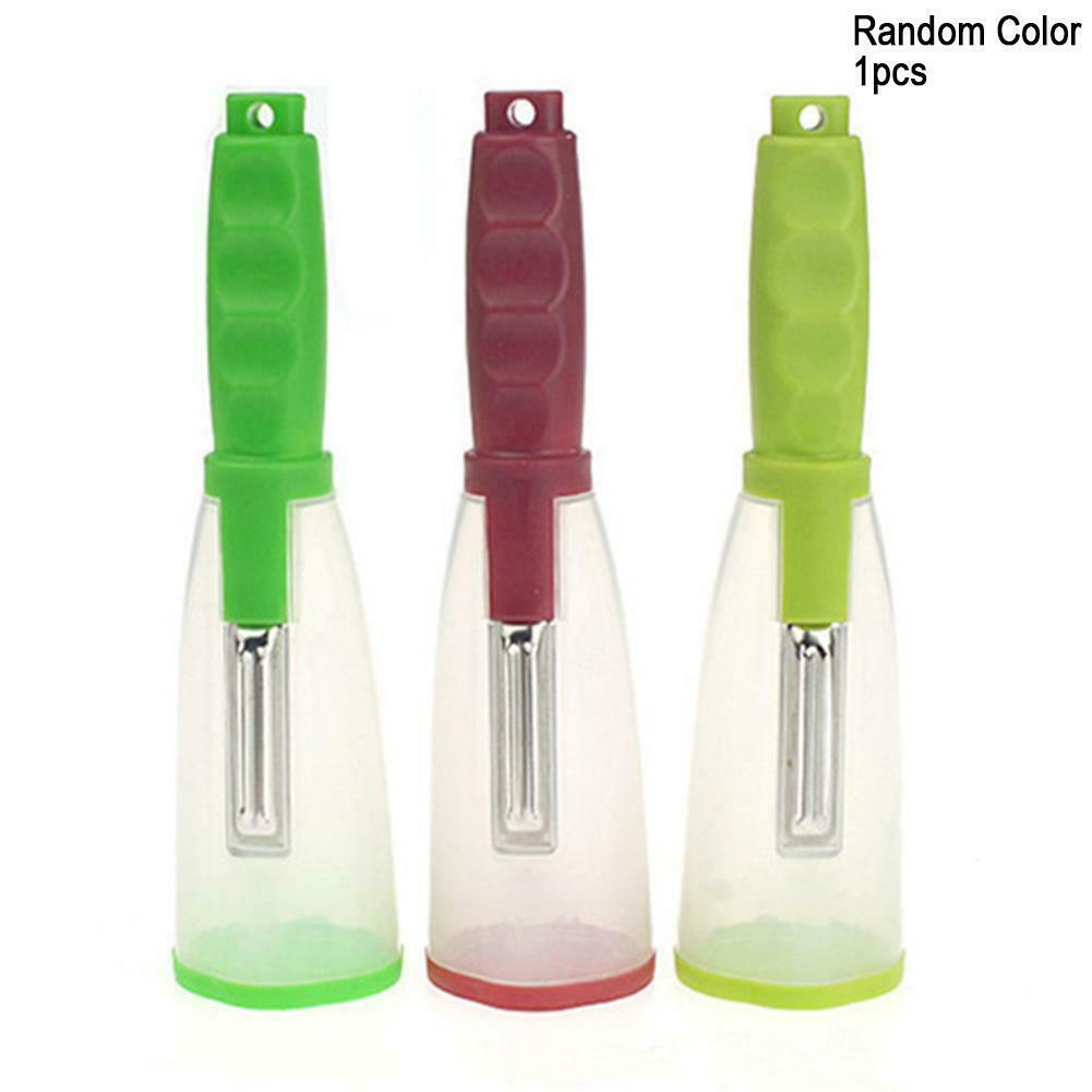Plastic And Steel Multicolor Storage Peeler With Trashbin, For