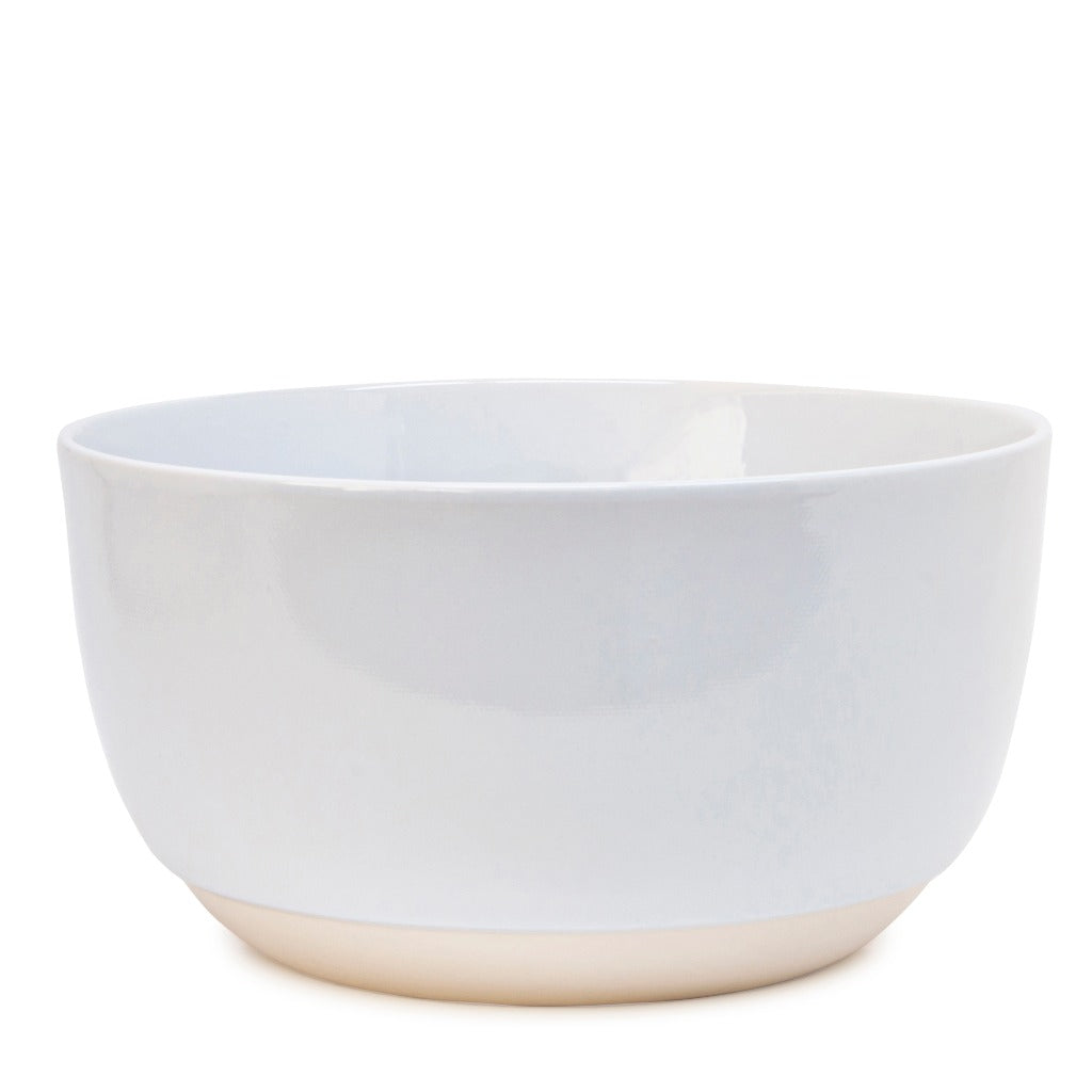 Beacon 4lt White Mixing Bowl - Salt&Pepper - 24x13cm - 4litre Made from durable stoneware - Fully glazed with a two-tone aesthetic - Dishwasher safe; Microwave safe |Bliss Gifts & Homewares - Unit 8, 259 Princes Hwy Ulladulla - Shop Online & In store - 0427795959, 44541523 - Australia wide shipping 