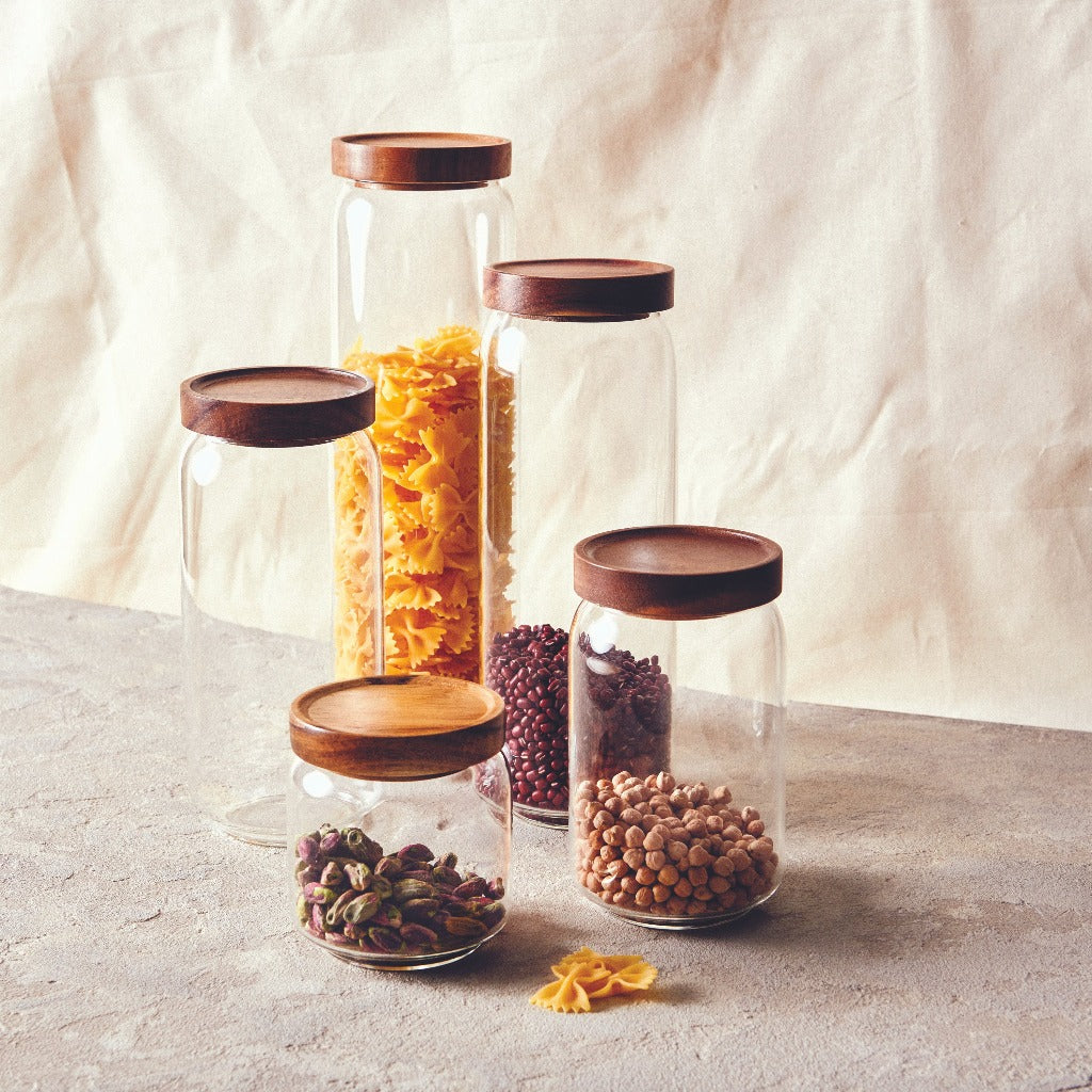 Created from clear glass with airtight acacia wood lids and a simple organic is the Amana 5 Piece Canister Set from salt&pepper. Perfect for displaying a range of cooking ingredients and keeping your pantry organised, each canister in the set varies in size.| Bliss Gifts & Homewares | Unit 8, 259 Princes Hwy Ulladulla | South Coast NSW | Online Retail Gift & Homeware Shopping | 0427795959, 44541523