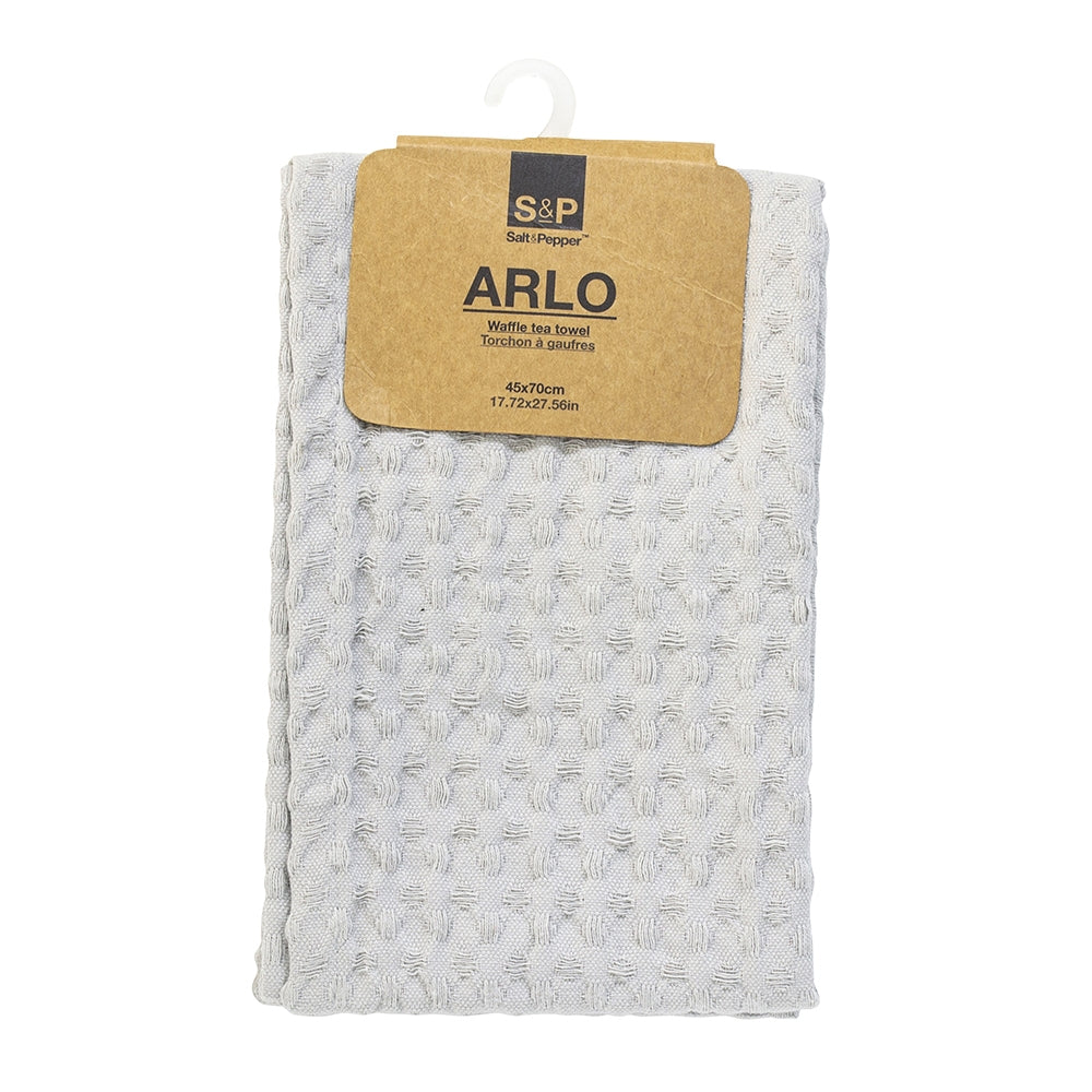 Bring style and colour to your cooking with the Arlo Waffle Tea Towel. Featuring waffle textured detailing this 45x70cm cloud coloured cotton tea towel is perfect for drying dishes and wiping up spills. | Bliss Gifts &amp; Homewares | Unit 8, 259 Princes Hwy Ulladulla | South Coast NSW | Online Retail Gift &amp; Homeware Shopping | 0427795959, 44541523