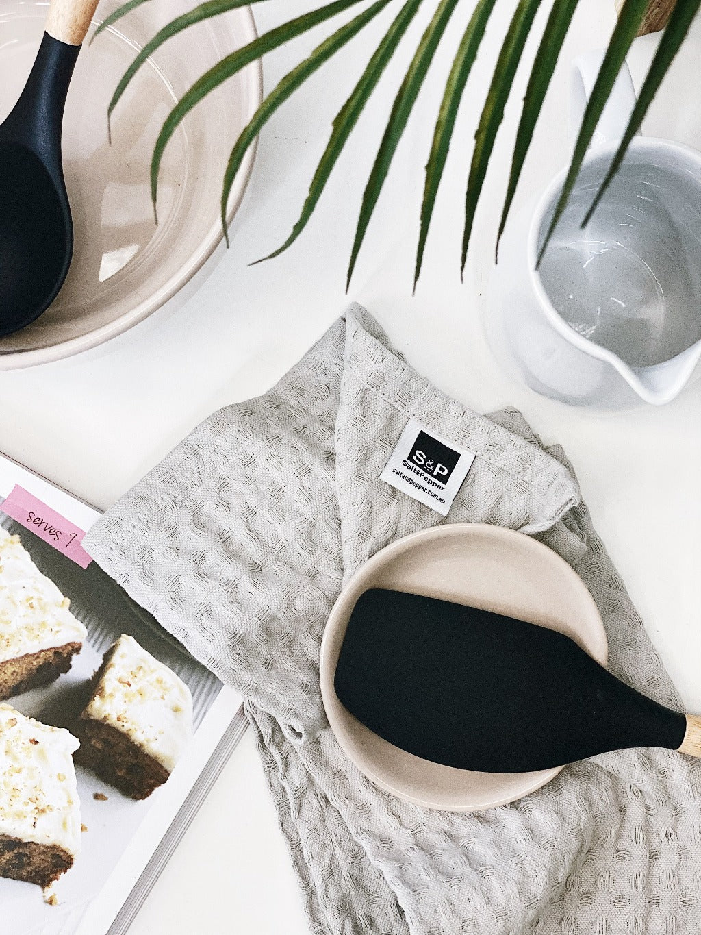 Bring style and colour to your cooking with the Arlo Waffle Tea Towel. Featuring waffle textured detailing this 45x70cm cloud coloured cotton tea towel is perfect for drying dishes and wiping up spills. | Bliss Gifts & Homewares | Unit 8, 259 Princes Hwy Ulladulla | South Coast NSW | Online Retail Gift & Homeware Shopping | 0427795959, 44541523