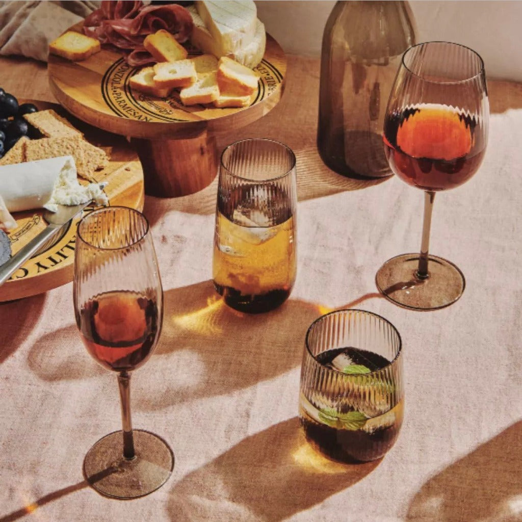 Hot summer days deserve a spritz. Or two! Pair your drinks to your home-cooked meal with our set of 4 Amana highball glasses. Made from glass and featuring a stunningly modern rib texture, all that you need now is to invite your friends around.| Bliss Gifts & Homewares | Unit 8, 259 Princes Hwy Ulladulla | South Coast NSW | Online Retail Gift & Homeware Shopping | 0427795959, 44541523