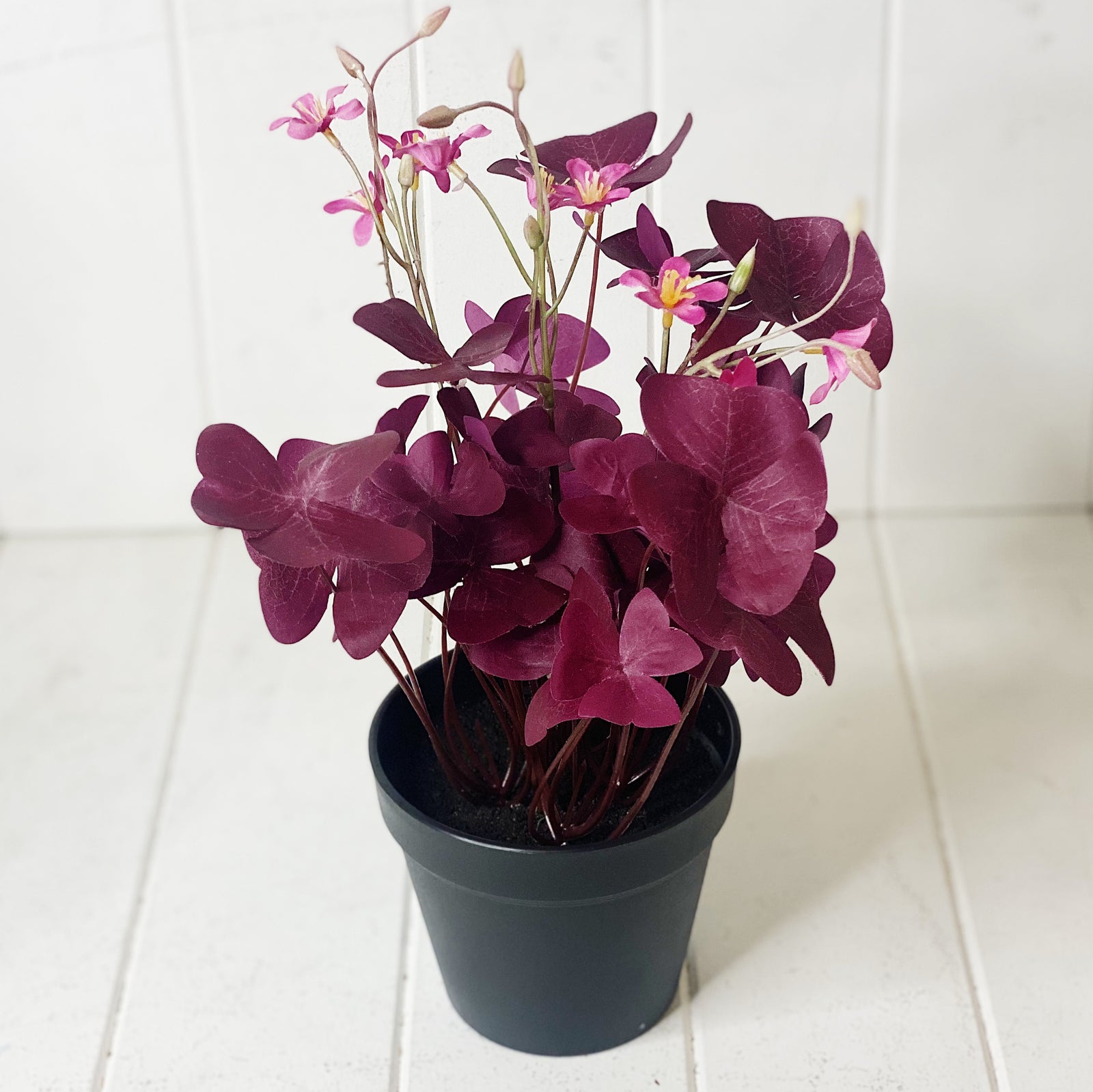 Artificial Four-Leaf Clover Potted Simulation Plants