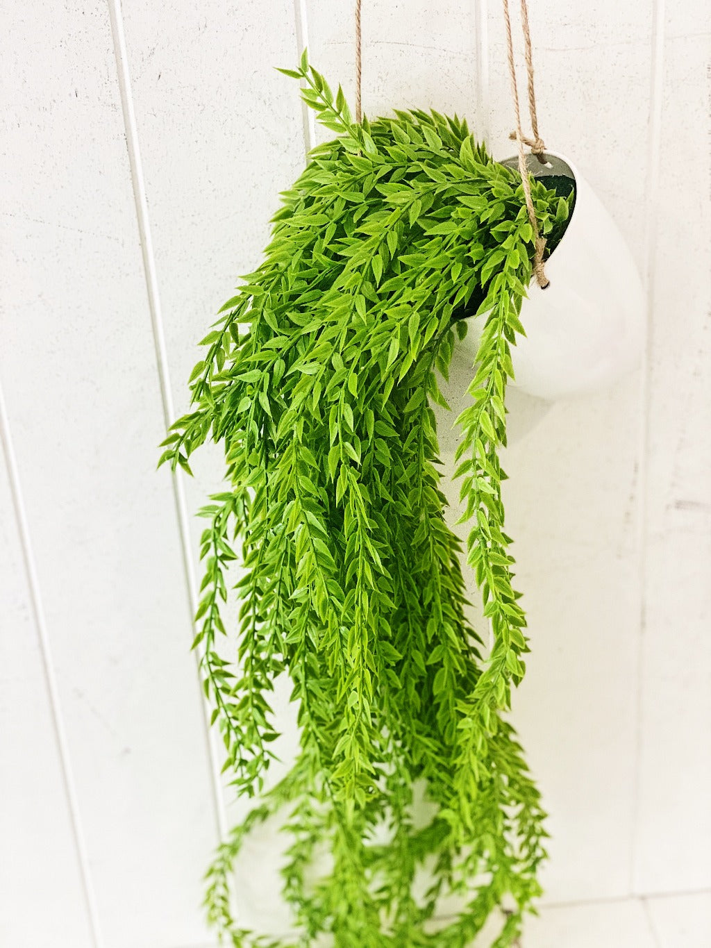 Liven up your indoor spaces with our Artificial Hanging Greenery in large. Perfect for adding a splash of green to a bathroom or bedroom, without the hassle of maintenance. Approx: 100cm.| Bliss Gifts &amp; Homewares | Unit 8, 259 Princes Hwy Ulladulla | South Coast NSW | Online Retail Gift &amp; Homeware Shopping | 0427795959, 44541523