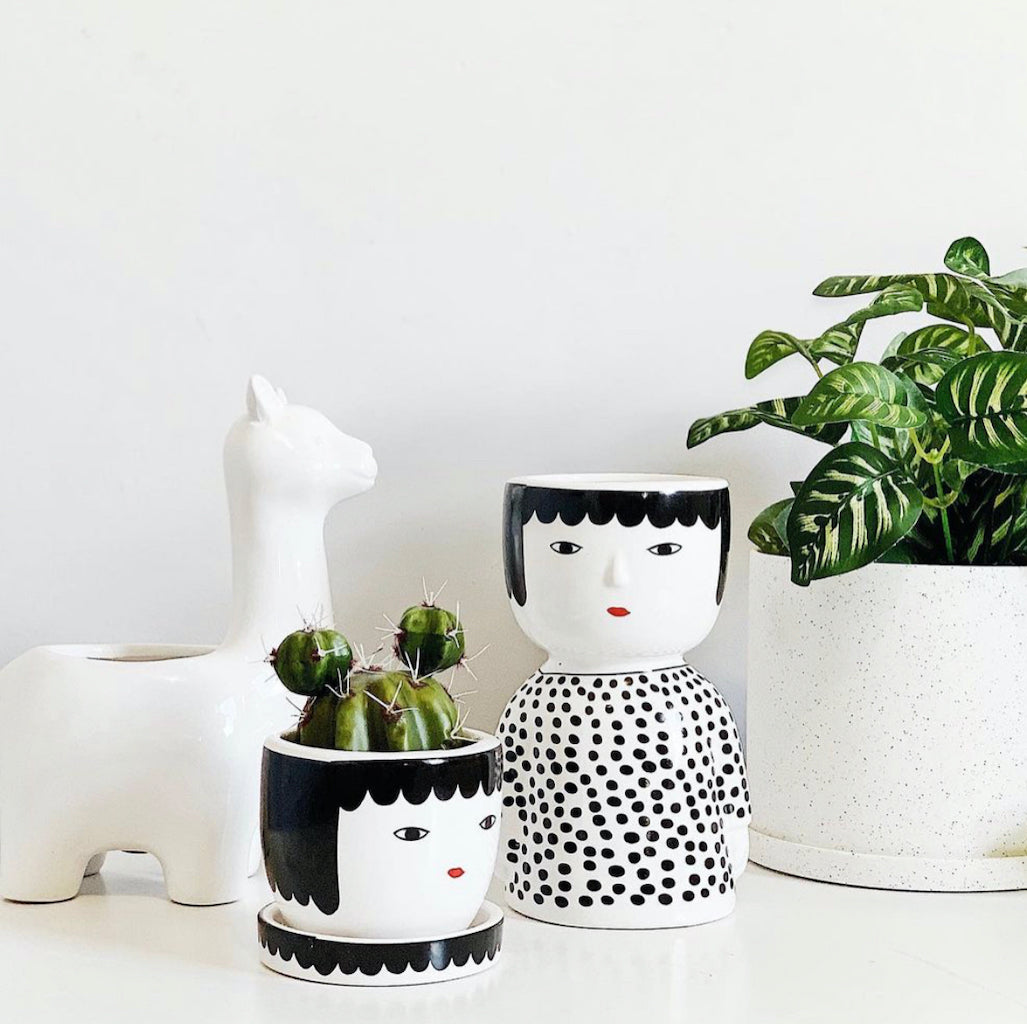 Add character and charm to any space with our Avery Body Pots. ThIS gorgeous ceramic pots will make the perfect addition to your indoor or outdoor garden. 10x8.5x15.6cm. Drainage hole, and plug. Ceramic.| Bliss Gifts &amp; Homewares | Unit 8, 259 Princes Hwy Ulladulla | South Coast NSW | Online Retail Gift &amp; Homeware Shopping | 0427795959, 44541523