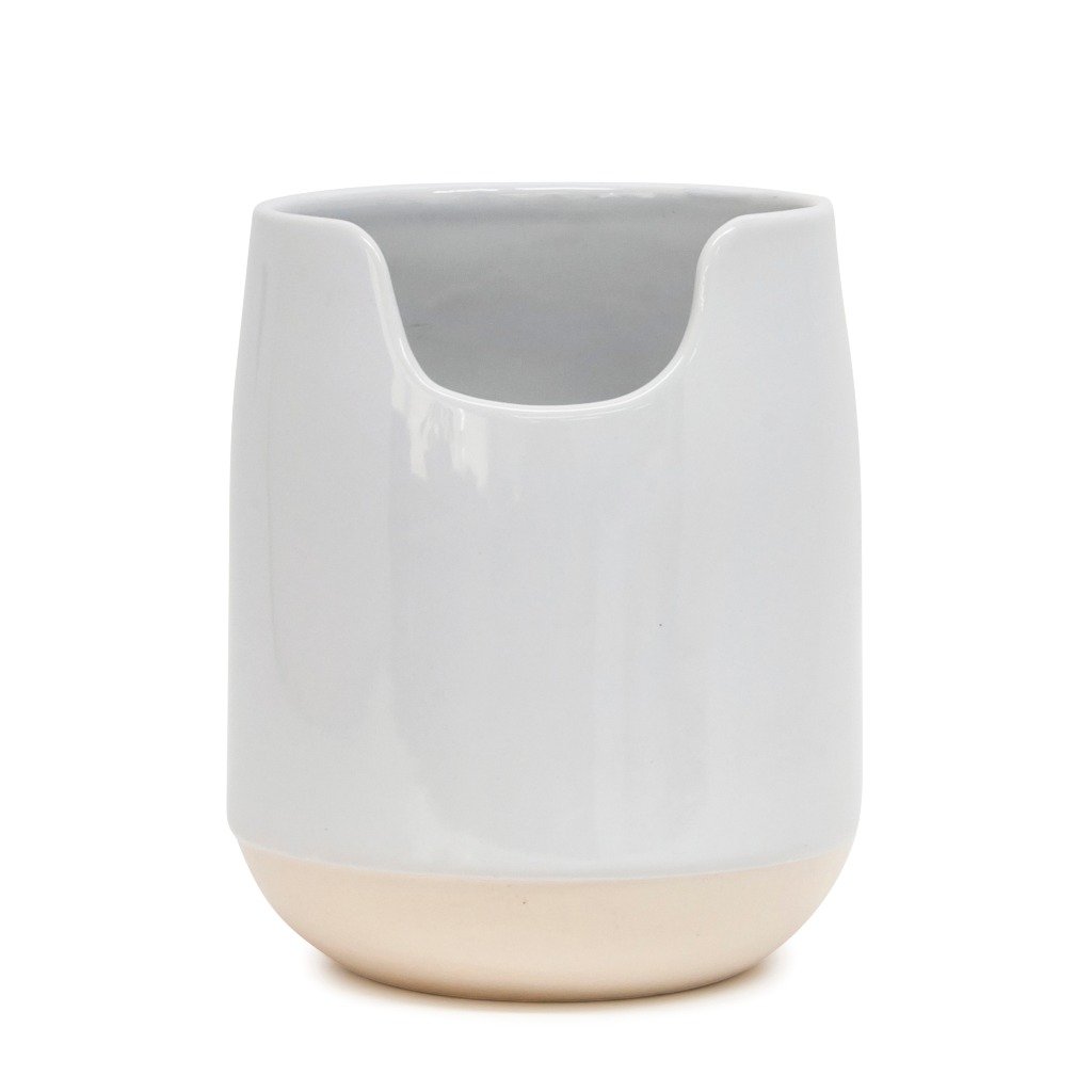 Beacon White Utensil Holder - Salt&amp;Pepper - 13x15cm - crafted from fine-quality and long-lasting stoneware. Generously sized holder. Will keep your benchtop clean and organised. |Bliss Gifts &amp; Homewares - Unit 8, 259 Princes Hwy Ulladulla - Shop Online &amp; In store - 0427795959, 44541523 - Australia wide shipping