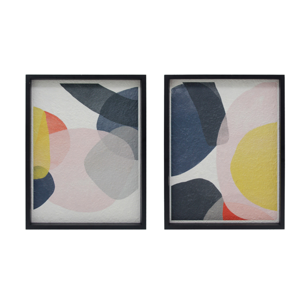 Bubble Print, Abstract Art Trio