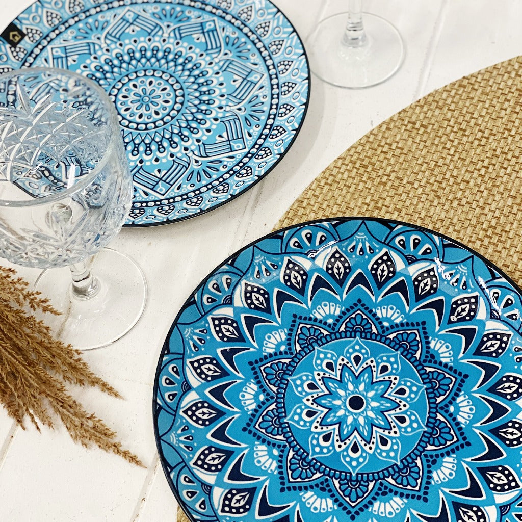 Our Large Casablanca Dinner Plate is perfect for serving dinner or large meals. Our Casablanca Large plate is 27cm in diameter, 2cm in height. All of our ceramic Casablanca Dinner and Serving ware is commercial grade quality.| Bliss Gifts &amp; Homewares | Unit 8, 259 Princes Hwy Ulladulla | South Coast NSW | Online Retail Gift &amp; Homeware Shopping | 0427795959, 44541523