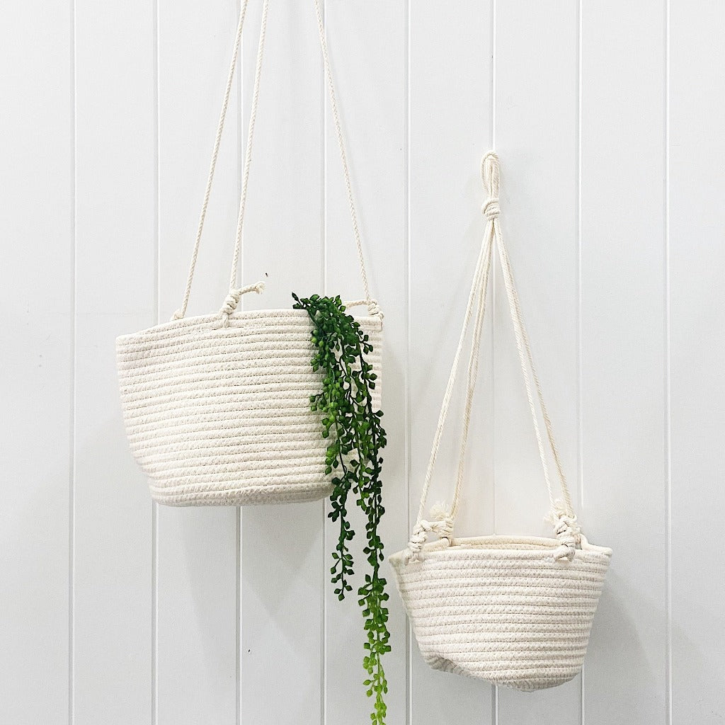 With its minimal, timeless design this coastal rope plant hanger will add a modern touch and intricate textures to your space. 80cm.| Bliss Gifts &amp; Homewares | Unit 8, 259 Princes Hwy Ulladulla | South Coast NSW | Online Retail Gift &amp; Homeware Shopping | 0427795959, 44541523