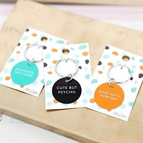 Pamper your pooch in style with our colourful Pet Hump Day Dog ID Tag, featuring quirky quotes any pet lover will adore! These dog ID tags not only add a splash of colour to the collar, but are also easy to engrave! Size: 3 x 0.01 x 5.5.cm. Engravable metal dog tag with quirky quote. | Bliss Gifts &amp; Homewares | Unit 8, 259 Princes Hwy Ulladulla | South Coast NSW | Online Retail Gift &amp; Homeware Shopping | 0427795959, 44541523