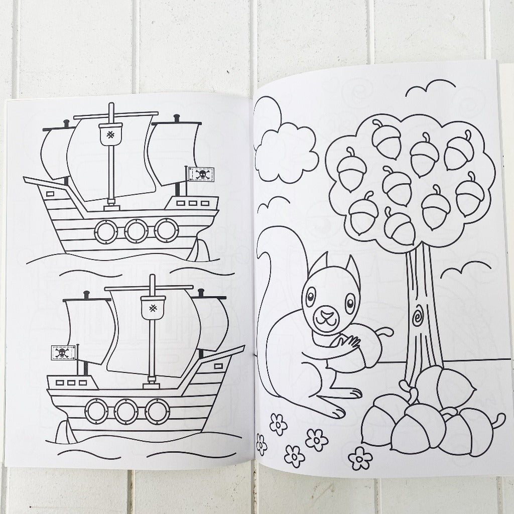 Keep the kids entertained with our fun and bright Copy & Colour Activity Book. Large book, with bright, colourful pictures repeated as simple outlines for young children to copy the colours. 48 pages. AGES: 3+.| Bliss Gifts & Homewares | Unit 8, 259 Princes Hwy Ulladulla | South Coast NSW | Online Retail Gift & Homeware Shopping | 0427795959, 44541523